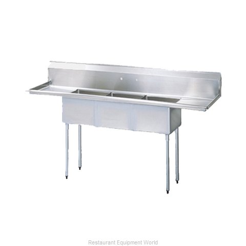 Turbo Air TSA-3-14-D1 Sink, (3) Three Compartment