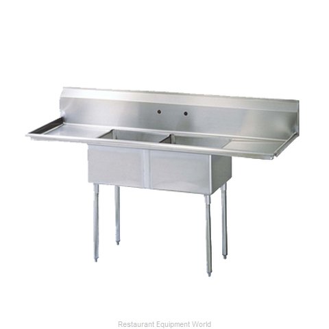 Turbo Air TSB-2-D2 Sink, (2) Two Compartment