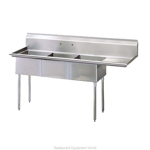 Turbo Air TSB-3-R2 Sink, (3) Three Compartment