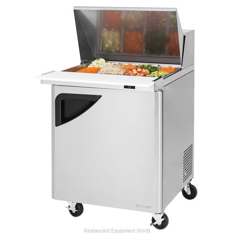 Turbo Air TST-28SD-12-N Refrigerated Counter, Mega Top Sandwich / Salad Unit