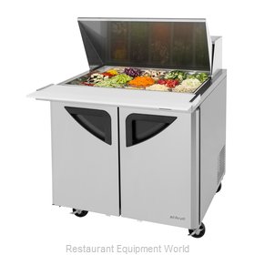 Turbo Air TST-36SD-15-N6 Refrigerated Counter, Mega Top Sandwich / Salad Unit