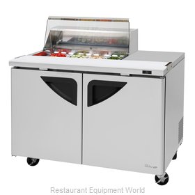 Turbo Air TST-48SD-08S-N-CL Refrigerated Counter, Sandwich / Salad Unit