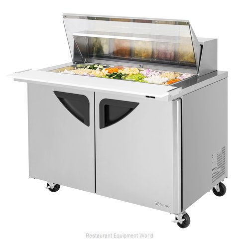 Turbo Air TST-48SD-18-N-CL Refrigerated Counter, Mega Top Sandwich / Salad Unit