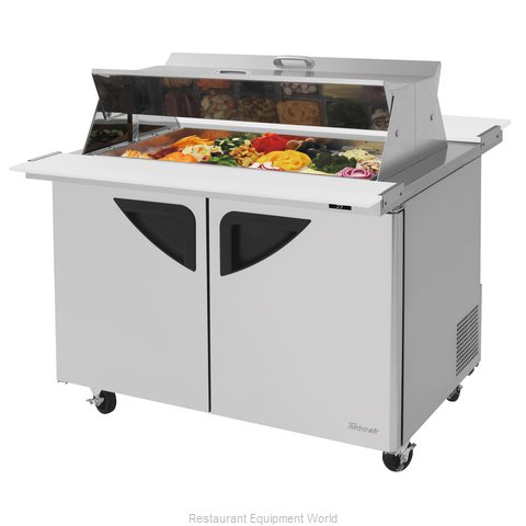 Turbo Air TST-48SD-18-N-DS Refrigerated Counter, Mega Top Sandwich / Salad Unit