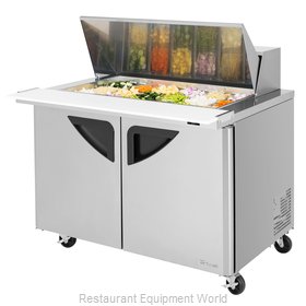 Turbo Air TST-48SD-18-N Refrigerated Counter, Mega Top Sandwich / Salad Unit