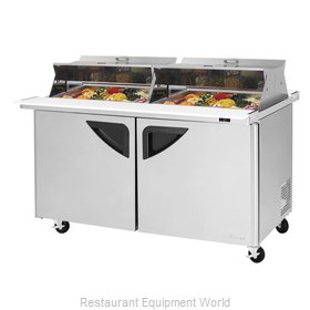 Turbo Air TST-60SD-24-N-DS Refrigerated Counter, Mega Top Sandwich / Salad Unit