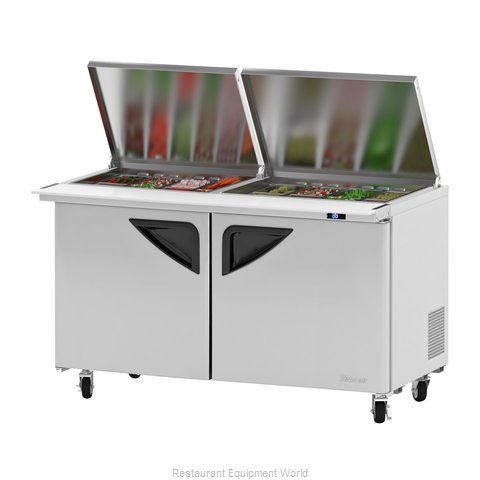 Turbo Air TST-60SD-24-N-FL Refrigerated Counter, Mega Top Sandwich / Salad Unit