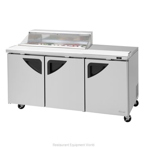 Turbo Air TST-72SD-12S-N-CL Refrigerated Counter, Sandwich / Salad Unit