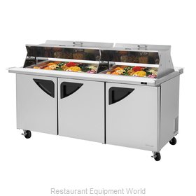Turbo Air TST-72SD-30-N-DS Refrigerated Counter, Mega Top Sandwich / Salad Unit