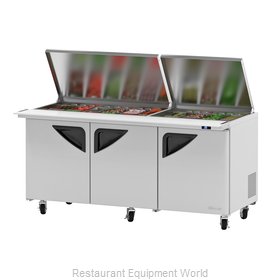 Turbo Air TST-72SD-30-N-FL Refrigerated Counter, Mega Top Sandwich / Salad Unit