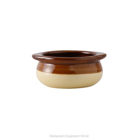 Tuxton China B6S-1003 Soup Bowl Crock, Onion