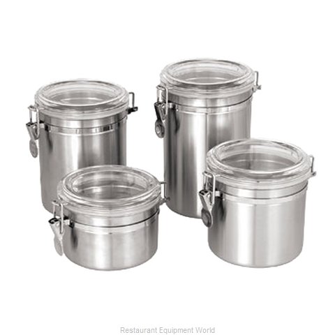 Update International CAN-4AC Storage Jar / Ingredient Canister, Metal