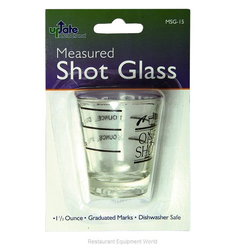 Update International MSG-15 Glass, Shot / Whiskey