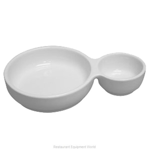 Vertex China AV-GB China, Compartment Dish Bowl (Magnified)