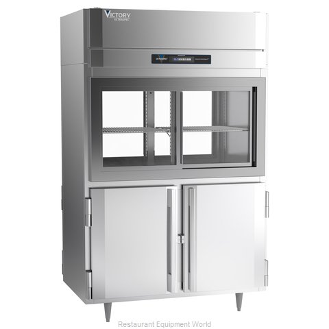 Victory DRSA-2D-S1-PT-HD-HC Refrigerator, Pass-Thru