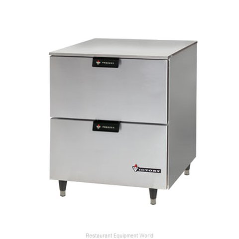 Victory UFD-27-SST Reach-In Undercounter Freezer 1 section