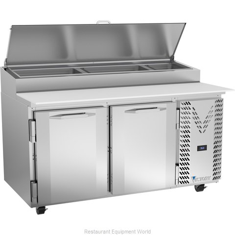 Victory VPP60HC Refrigerated Counter, Pizza Prep Table