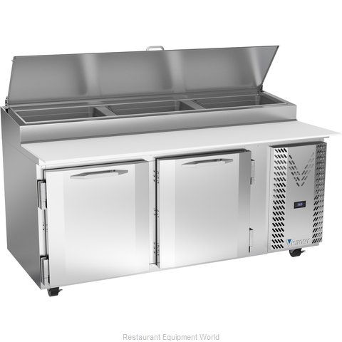 Victory VPP72HC Refrigerated Counter, Pizza Prep Table