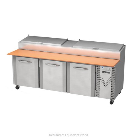 Victory VPP93 Refrigerated Counter, Pizza Prep Table (Magnified)
