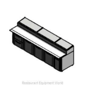Victory VPPD119-2 Refrigerated Counter, Pizza Prep Table