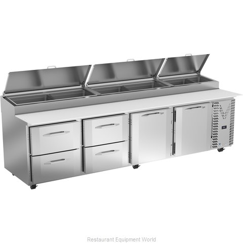 Victory VPPD119HC-4 Refrigerated Counter, Pizza Prep Table