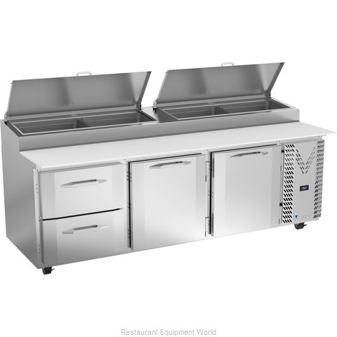 Victory VPPD93HC-2 Refrigerated Counter, Pizza Prep Table