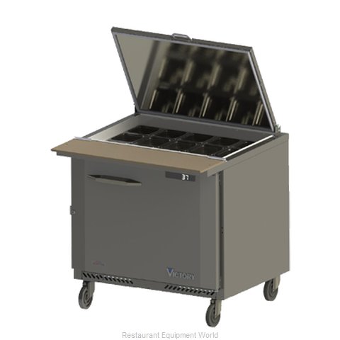 Victory VSP36-15B Refrigerated Counter, Mega Top Sandwich / Salad Unit