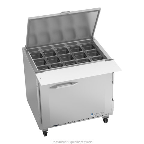 Victory VSP36HC-15B Refrigerated Counter, Mega Top Sandwich / Salad Unit