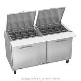 Victory VSP60HC-24B Refrigerated Counter, Mega Top Sandwich / Salad Unit