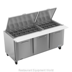 Victory VSP72HC-30B Refrigerated Counter, Mega Top Sandwich / Salad Unit