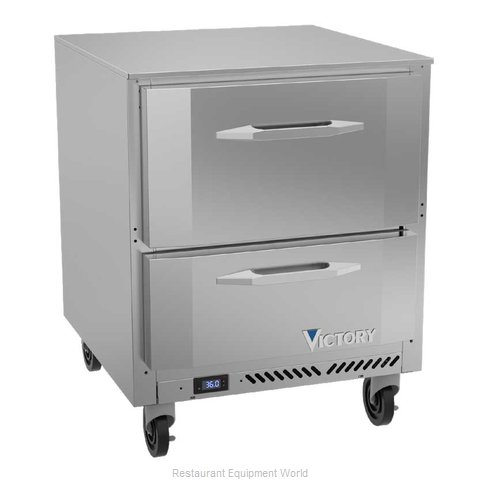 Victory VURD27HC-2 Refrigerator, Undercounter, Reach-In