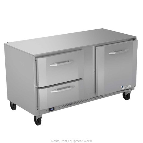 Victory VURD60HC-2 Refrigerator, Undercounter, Reach-In (Magnified)