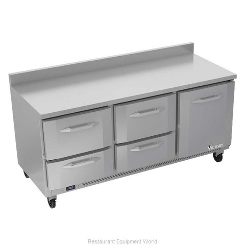 Victory VWRD72HC-4 Refrigerated Counter, Work Top
