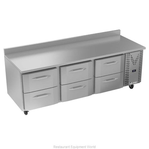 Victory VWRD93HC-6 Refrigerated Counter, Work Top