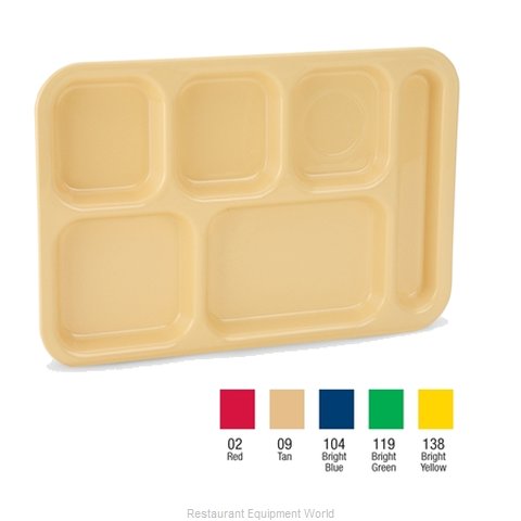 Vollrath 2615-09 Tray, Compartment, Plastic