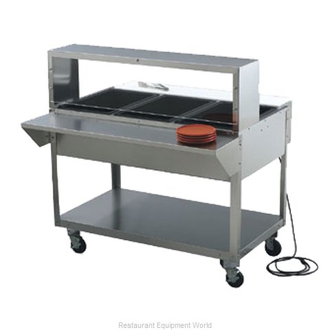 Vollrath 38043 Overshelf, Table-Mounted (Magnified)