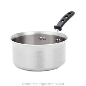 Vollrath 47791 Intrigue 2 Qt. Stainless Steel Saucier Pan with  Aluminum-Clad Bottom