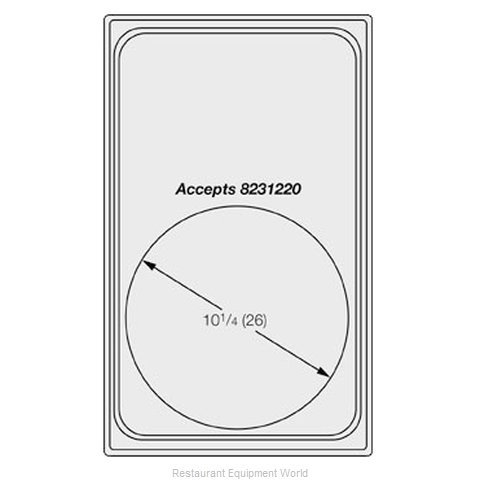 Vollrath 8240610 Adapter Plate