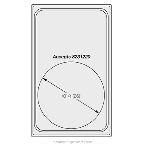 Vollrath 8240616 Adapter Plate