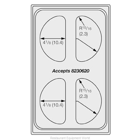 Vollrath 8241310 Adapter Plate