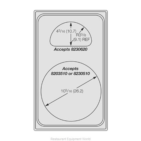 Vollrath 8241410 Adapter Plate