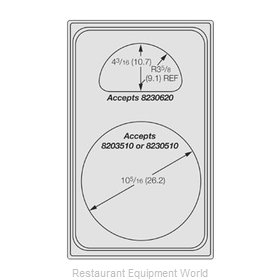 Vollrath 8241410 Adapter Plate