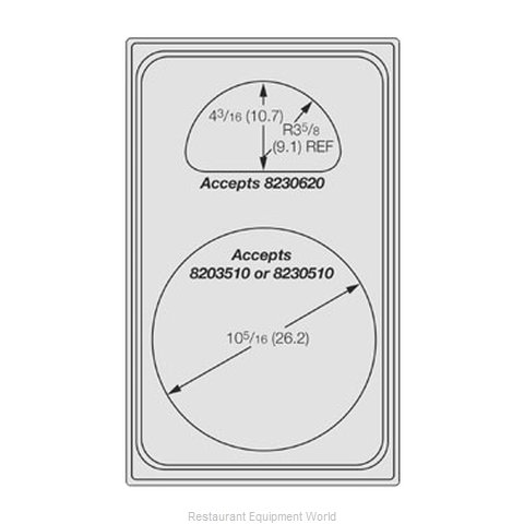 Vollrath 8241416 Adapter Plate