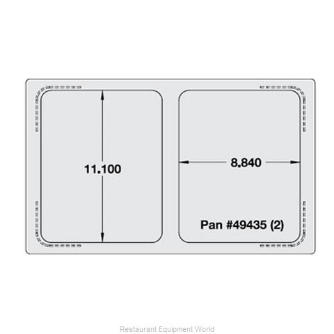 Vollrath 8243016 Adapter Plate