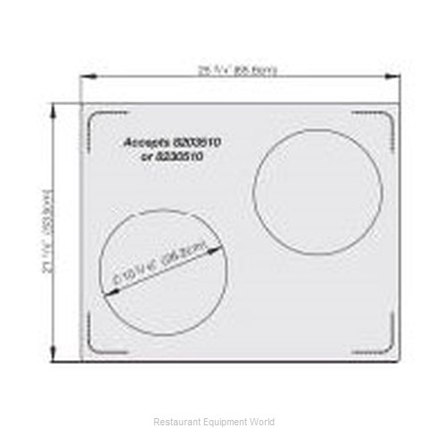 Vollrath 8250314 Adapter Plate