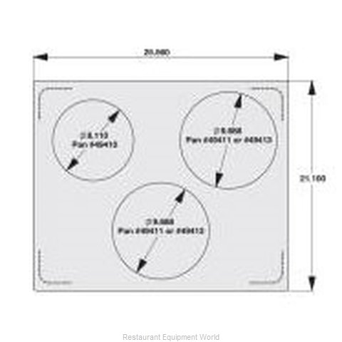 Vollrath 8250614 Adapter Plate