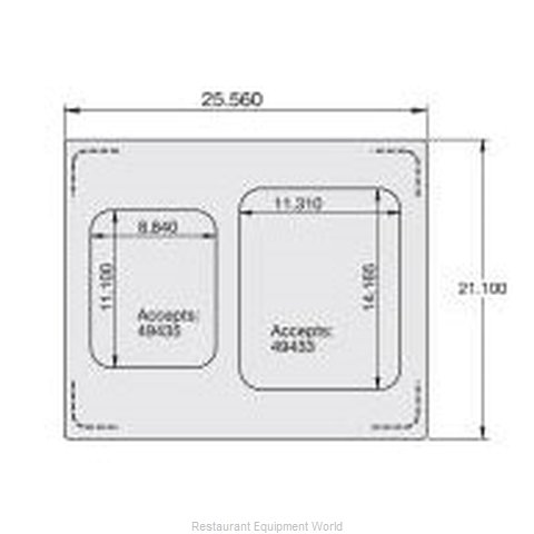 Vollrath 8250814 Adapter Plate