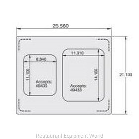 Vollrath 8250814 Adapter Plate