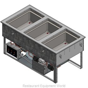 Vollrath FC-6HC-03120-AD Hot / Cold Food Well Unit, Drop-In, Electric