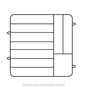 Vollrath PM0912-6 Dishwasher Rack, Plates